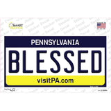 Blessed Pennsylvania State Novelty Sticker Decal Small