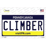 Climber Pennsylvania State Novelty Sticker Decal Small