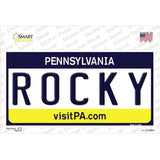 Rocky Pennsylvania State Novelty Sticker Decal Small