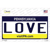 Love Pennsylvania State Novelty Sticker Decal Small