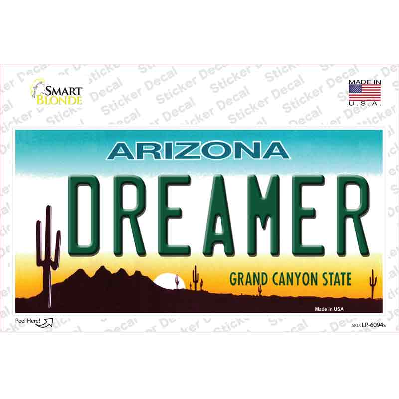 Arizona Dreamer Novelty Sticker Decal Small