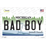 Bad Boy Michigan Novelty Sticker Decal Small