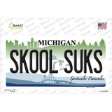 Skool Suks Michigan Novelty Sticker Decal Small