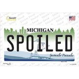 Spoiled Michigan Novelty Sticker Decal Small