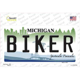 Biker Michigan Novelty Sticker Decal Small