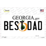 Best Dad Georgia Novelty Sticker Decal Small