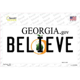 Believe Georgia Novelty Sticker Decal Small