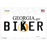 Biker Georgia Novelty Sticker Decal Small