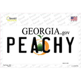 Peachy Georgia Novelty Sticker Decal Small