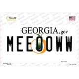 Meeooww Georgia Novelty Sticker Decal Small