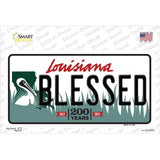 Blessed Louisiana Novelty Sticker Decal Small