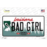 Bad Girl Louisiana Novelty Sticker Decal Small