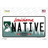 Native Louisiana Novelty Sticker Decal Small