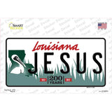 Jesus Louisiana Novelty Sticker Decal Small