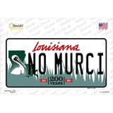 No Murci Louisiana Novelty Sticker Decal Small