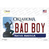 Bad Boy Oklahoma Novelty Sticker Decal Small