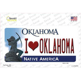 I Love Oklahoma Novelty Sticker Decal Small