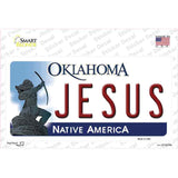 Jesus Oklahoma Novelty Sticker Decal Small