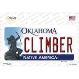 Climber Oklahoma Novelty Sticker Decal Small