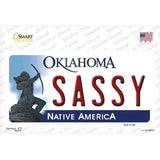 Sassy Oklahoma Novelty Sticker Decal Small