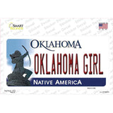 Oklahoma Girl Novelty Sticker Decal Small