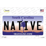 Native South Carolina Novelty Sticker Decal Small