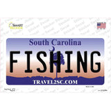 Fishing South Carolina Novelty Sticker Decal Small