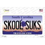 Skool Suks South Carolina Novelty Sticker Decal Small