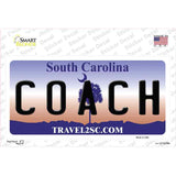 Coach South Carolina Novelty Sticker Decal Small