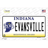 Evansville Indiana Novelty Sticker Decal Small