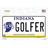 Golfer Indiana Novelty Sticker Decal Small