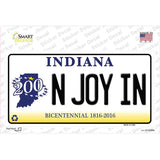 N Joy Indiana Novelty Sticker Decal Small