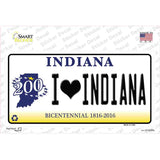 I Love Indiana Novelty Sticker Decal Small