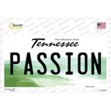 Passion Tennessee Novelty Sticker Decal Small