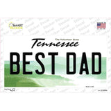 Best Dad Tennessee Novelty Sticker Decal Small