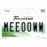 Meeooww Tennessee Novelty Sticker Decal Small