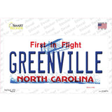 Greenville North Carolina Novelty Sticker Decal Small