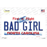 Bad Girl North Carolina Novelty Sticker Decal Small