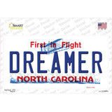 Dreamer North Carolina Novelty Sticker Decal Small