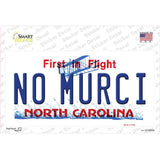 No Murci North Carolina Novelty Sticker Decal Small