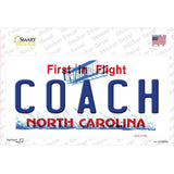 Coach North Carolina Novelty Sticker Decal Small