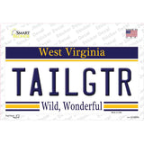 Tailgtr West Virginia Novelty Sticker Decal Small