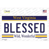 Blessed West Virginia Novelty Sticker Decal Small