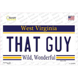 That Guy West Virginia Novelty Sticker Decal Small