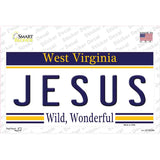 Jesus West Virginia Novelty Sticker Decal Small