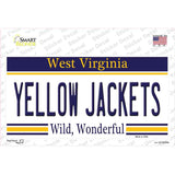 Yellow Jackets West Virginia Novelty Sticker Decal Small