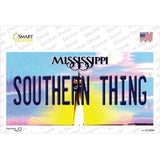 Southern Thing Mississippi Novelty Sticker Decal Small