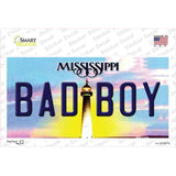 Bad Boy Mississippi Novelty Sticker Decal Small