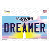 Dreamer Mississippi Novelty Sticker Decal Small