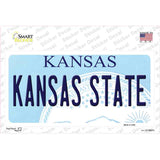 Kansas State Novelty Sticker Decal Small